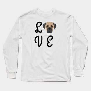 English Mastiff Love Long Sleeve T-Shirt